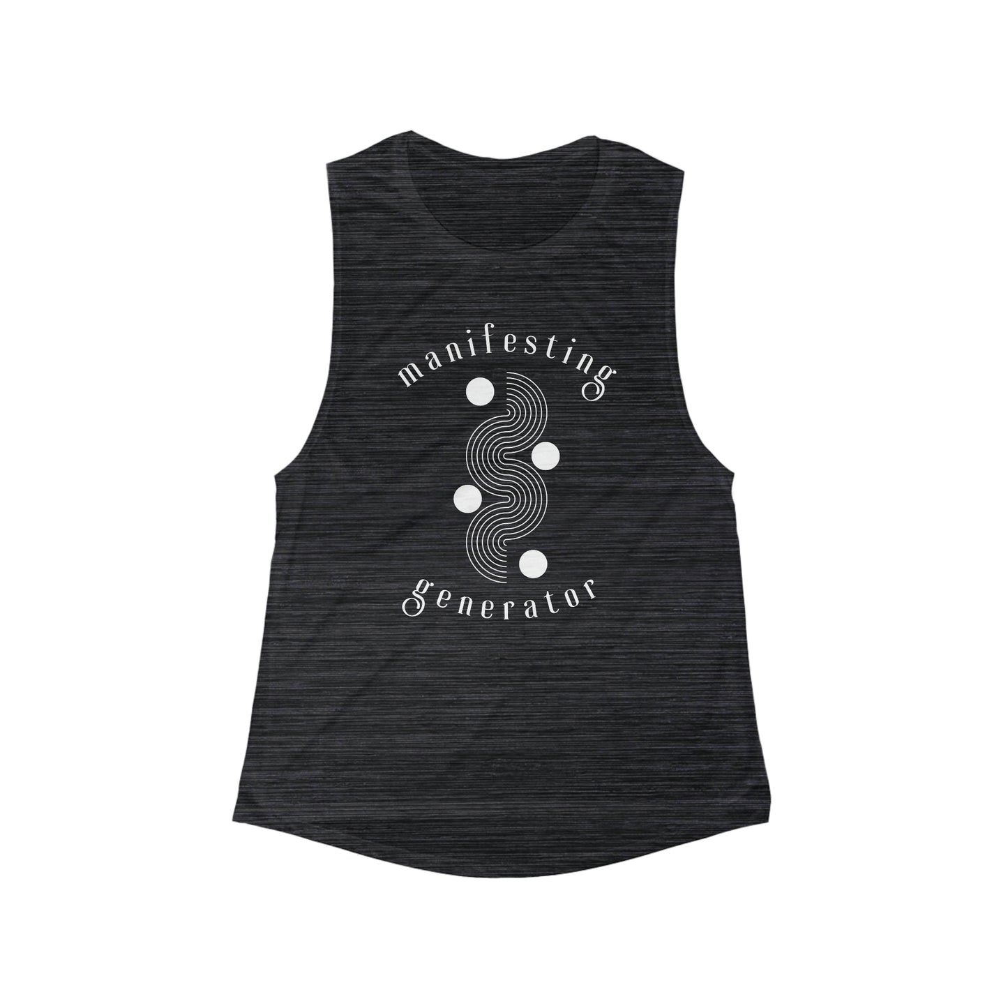 Manifesting Generator Non Linear Women's Flowy Scoop Muscle Tank