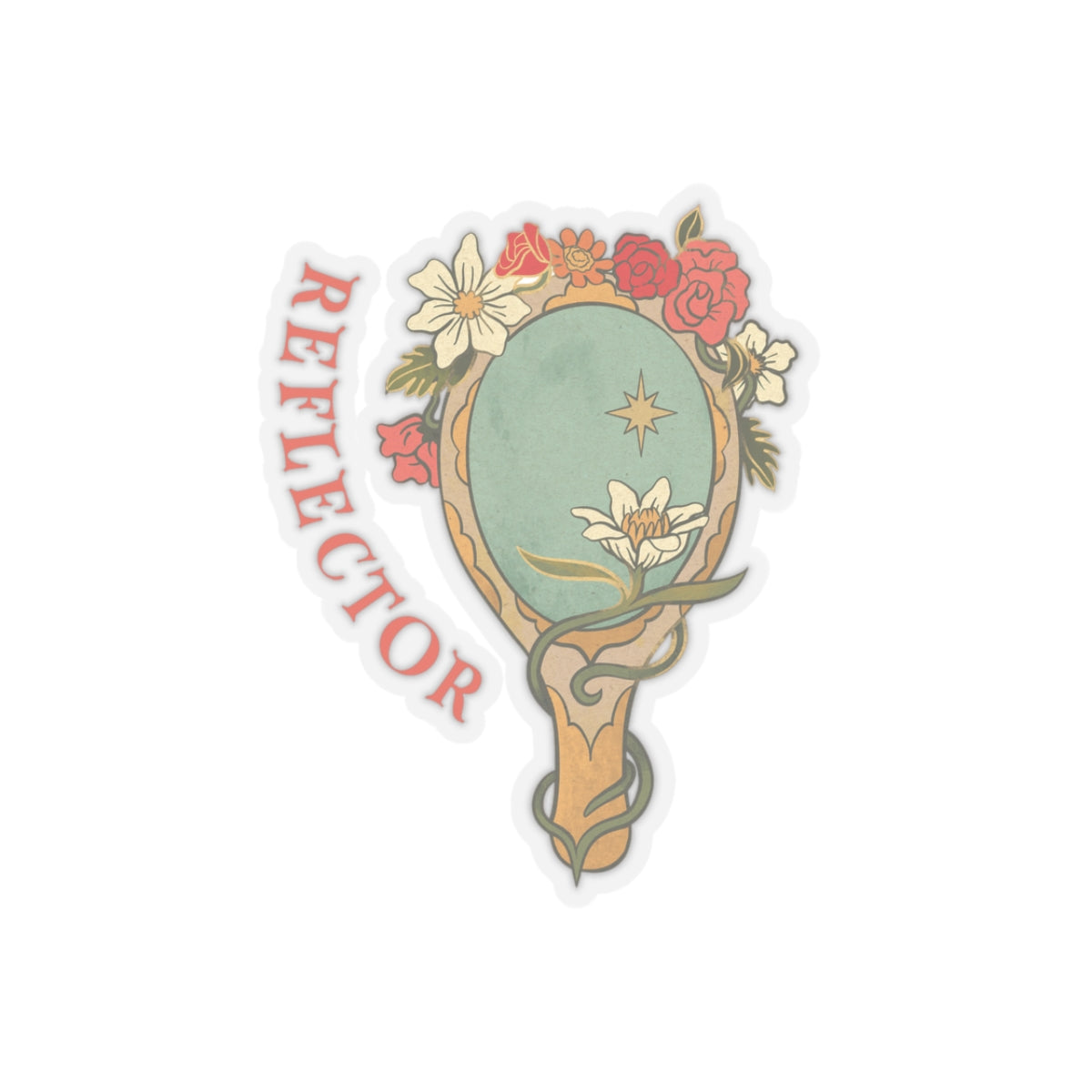 Reflector Mirror Sticker