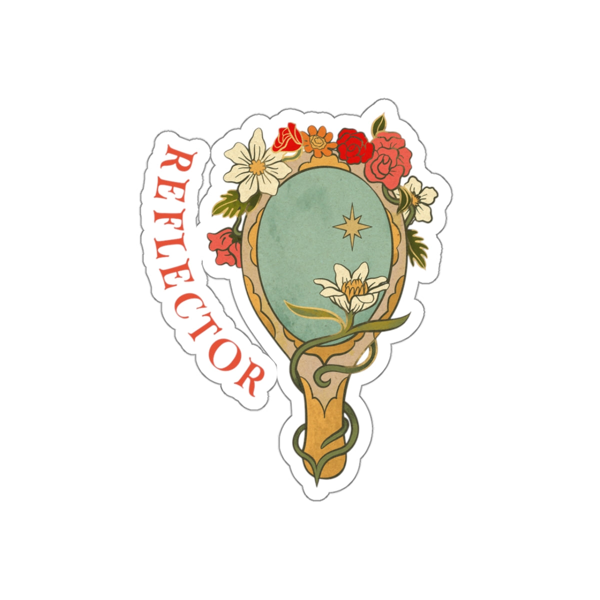 Reflector Mirror Sticker
