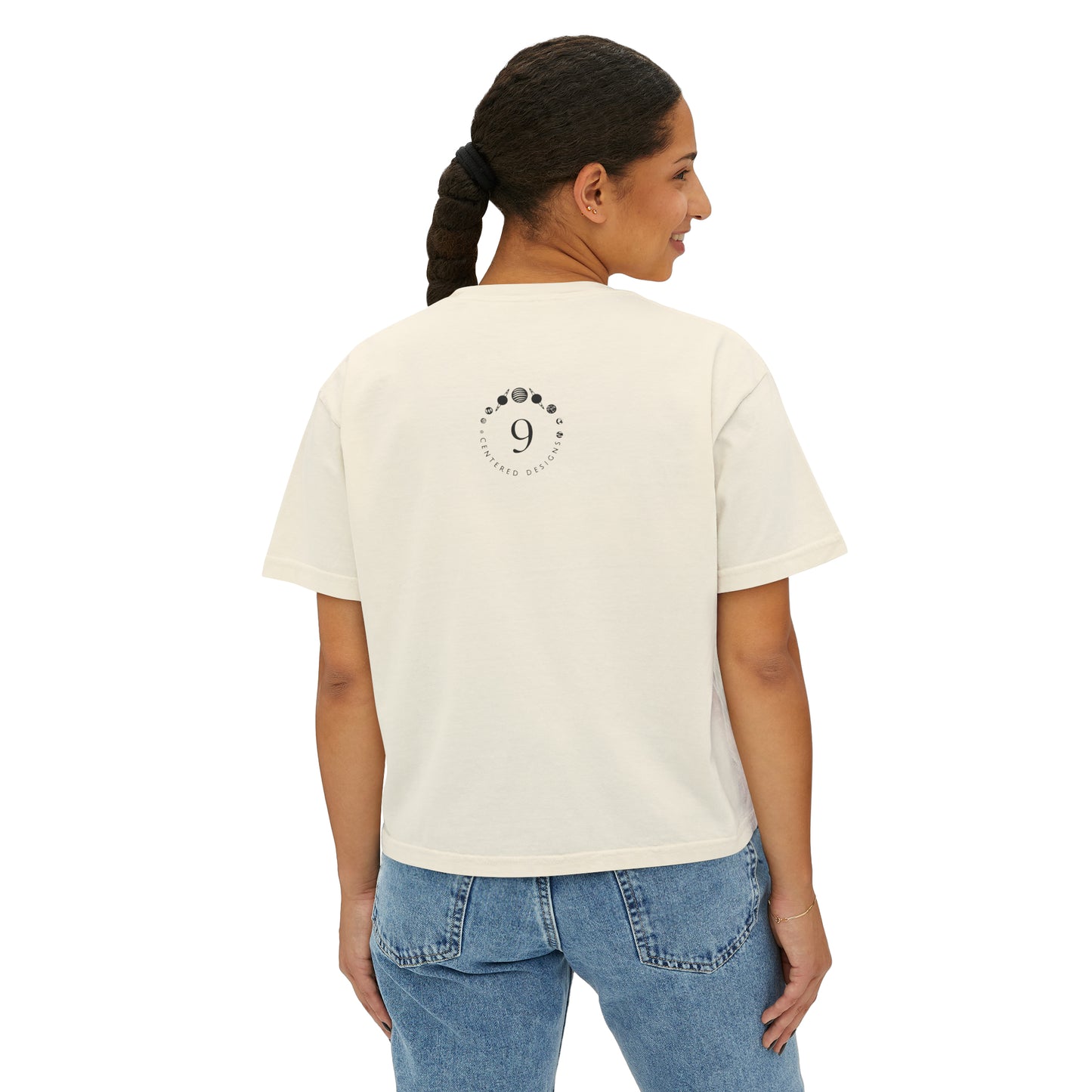 Strategy and Authority with Compass Women's Boxy Tee