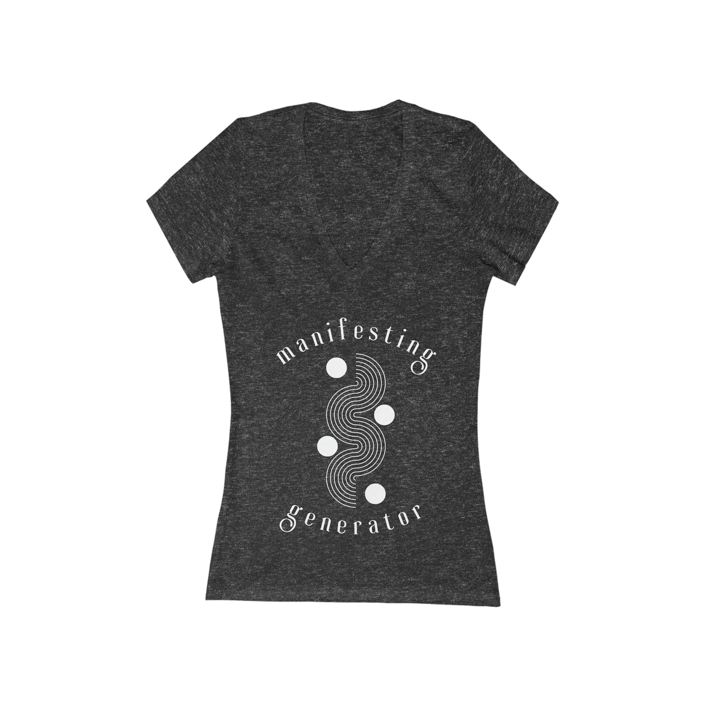 Human Design Manifesting Generator Deep V-Neck T-Shirt