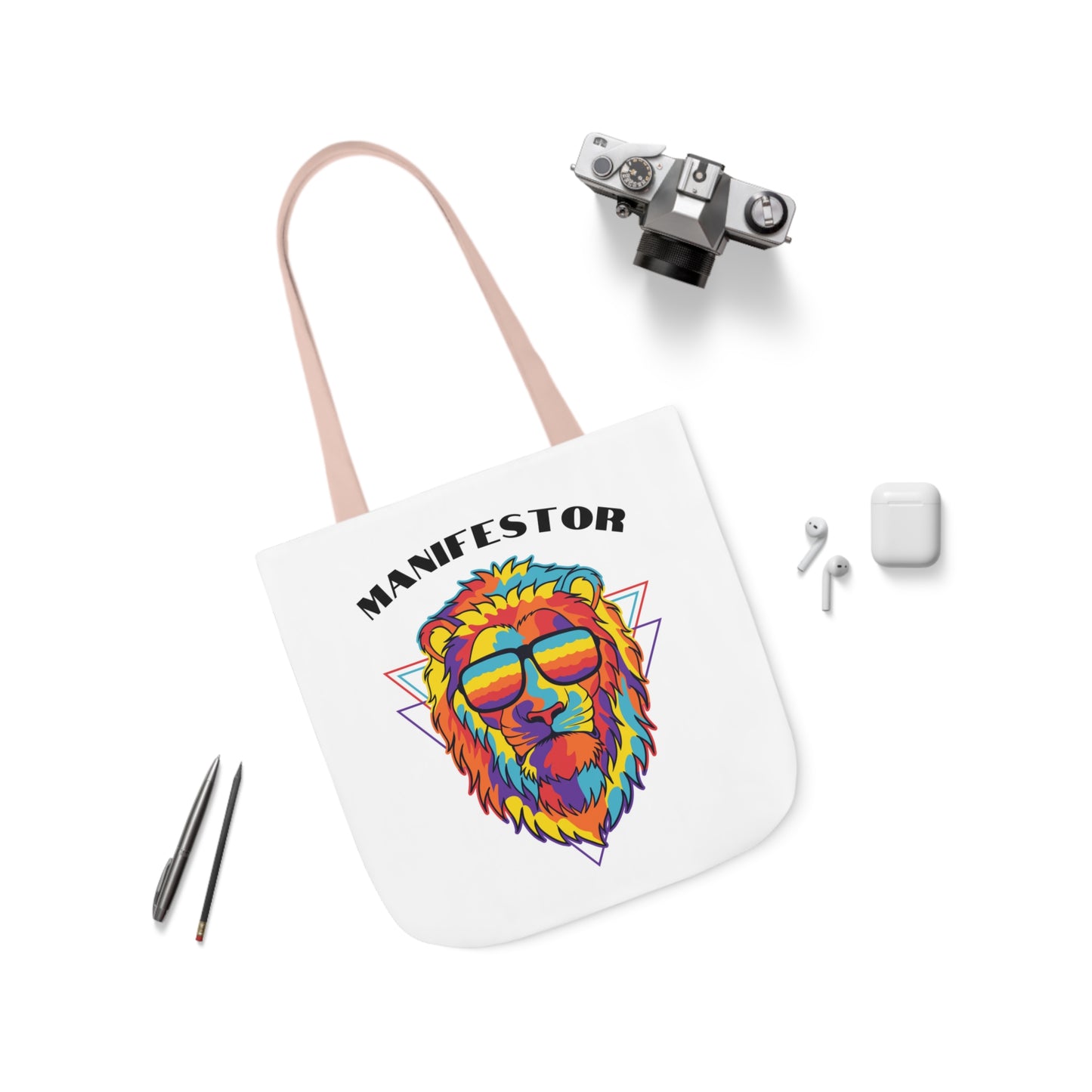 Manifestor Lion Head Canvas Tote Bag