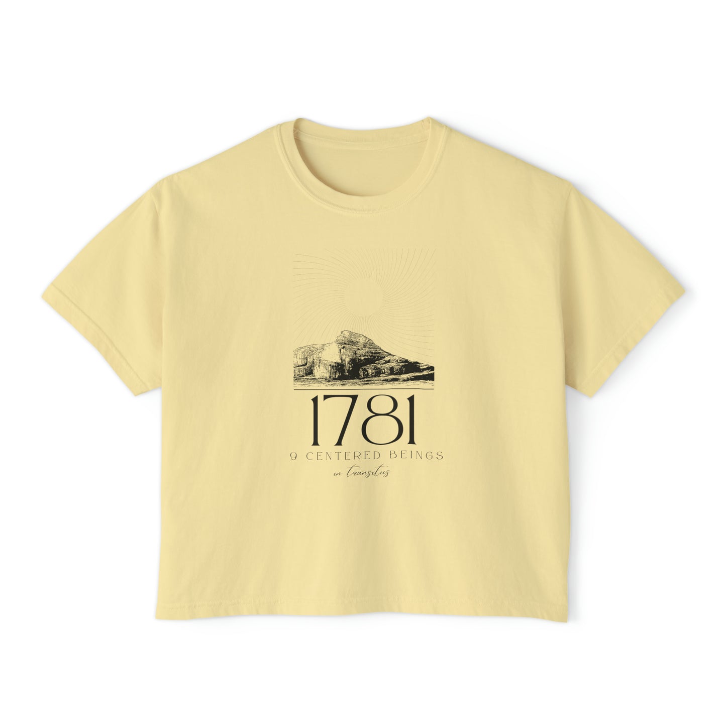 1781 9 Centered Beings In Transitus Women's Boxy Tee
