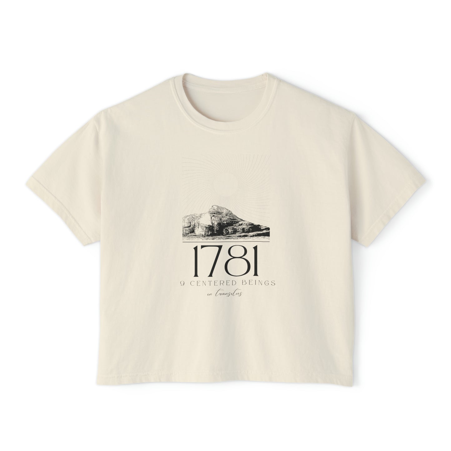 1781 9 Centered Beings In Transitus Women's Boxy Tee