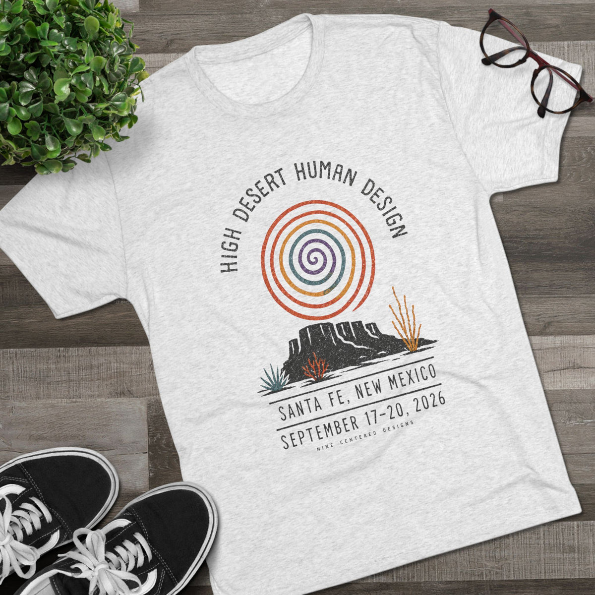 High Desert Human Design Santa Fe 2026 Commemorative Tee