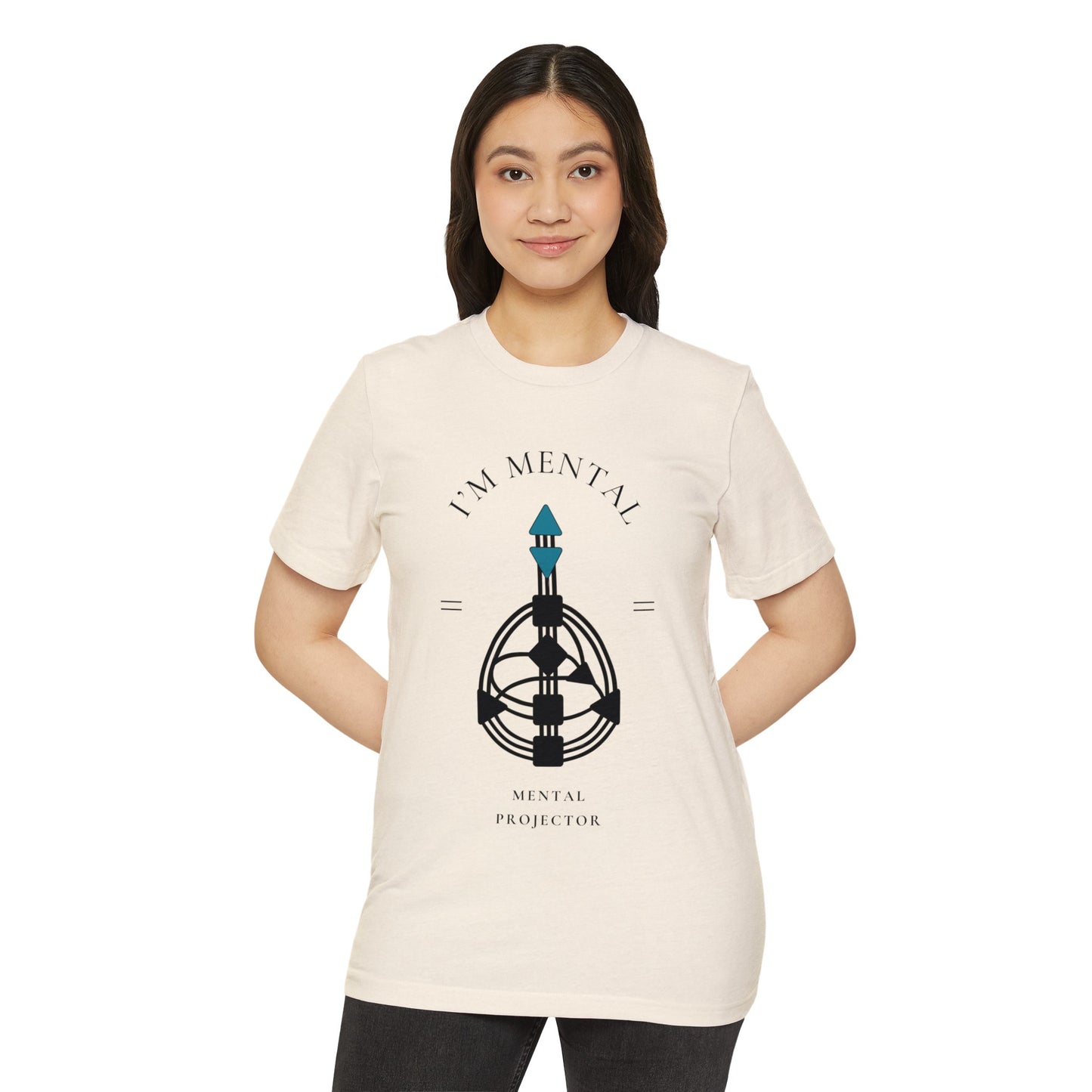 Mental Projector Unisex Recycled Organic T-Shirt