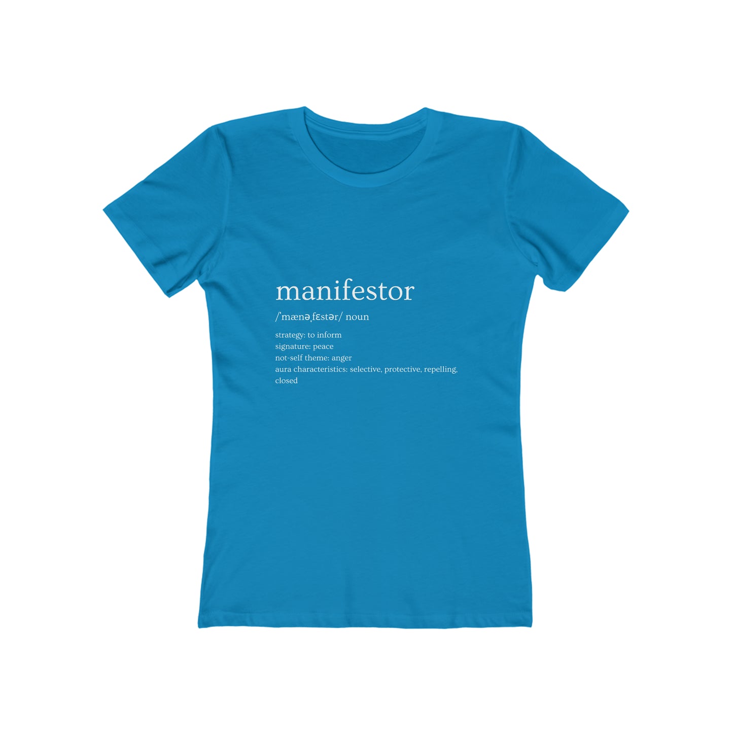 Manifestor Defined Women's Boyfriend Tee