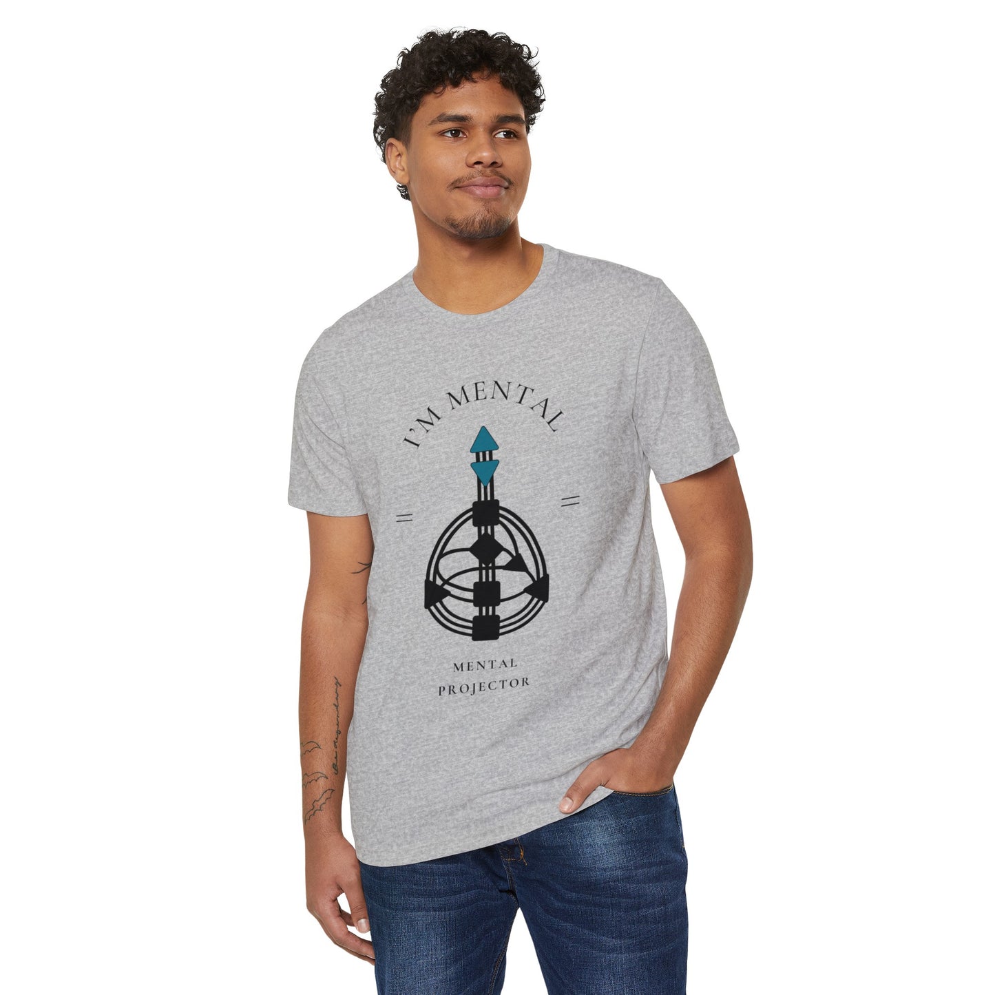 Mental Projector Unisex Recycled Organic T-Shirt