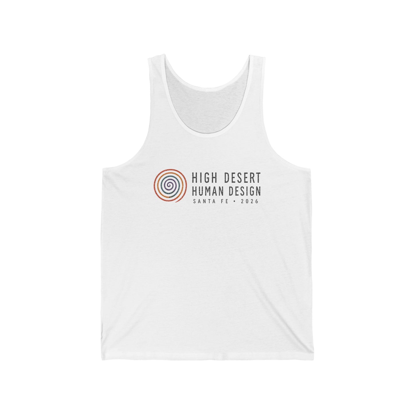 High Desert Human Design Two-Sided Unisex Tank — Santa Fe 2026