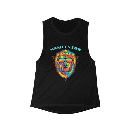 Manifestor Lion Women's Flowy Scoop Muscle Tank