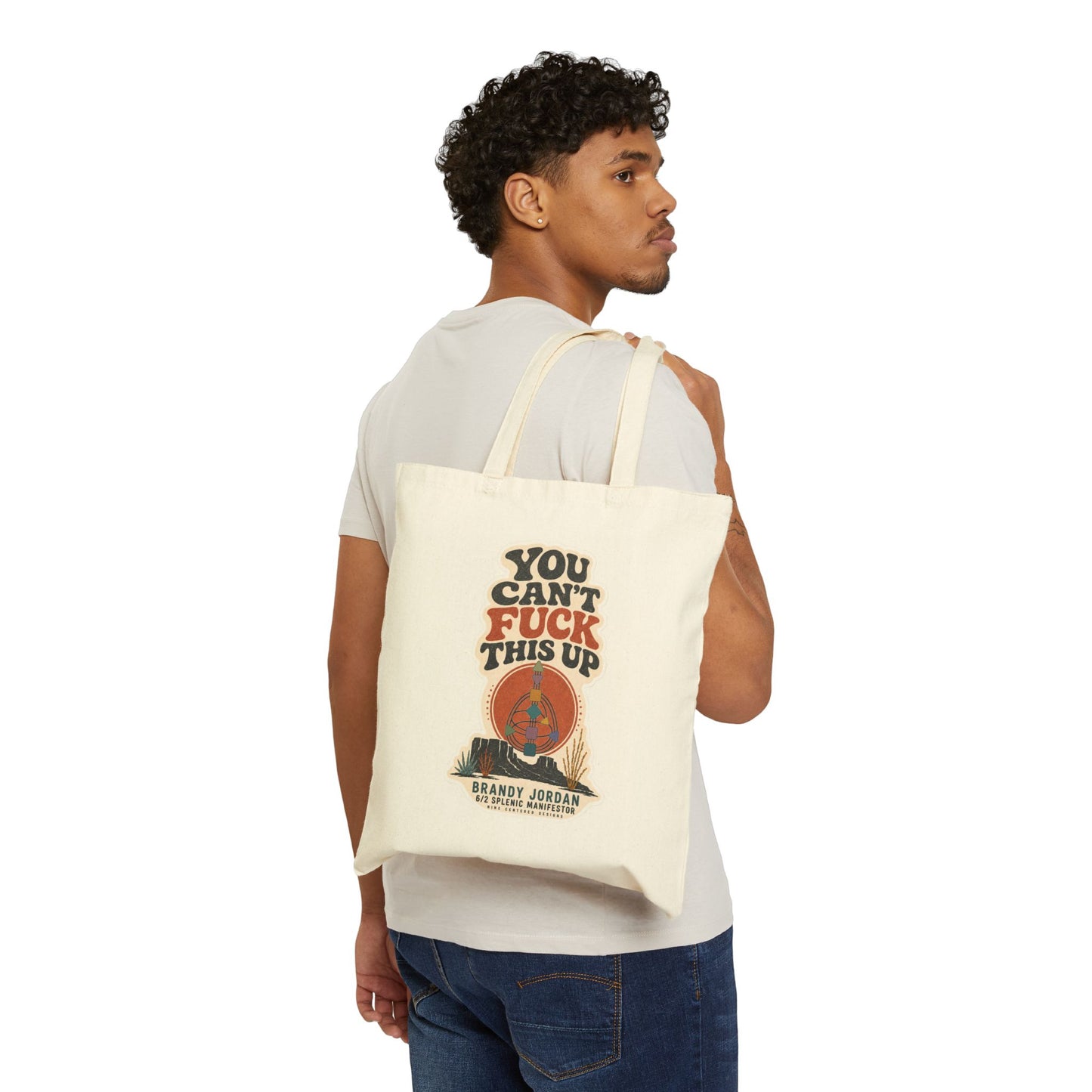 YOU CAN’T FUCK THIS UP | BRANDY JORDAN CANVAS TOTE BAG