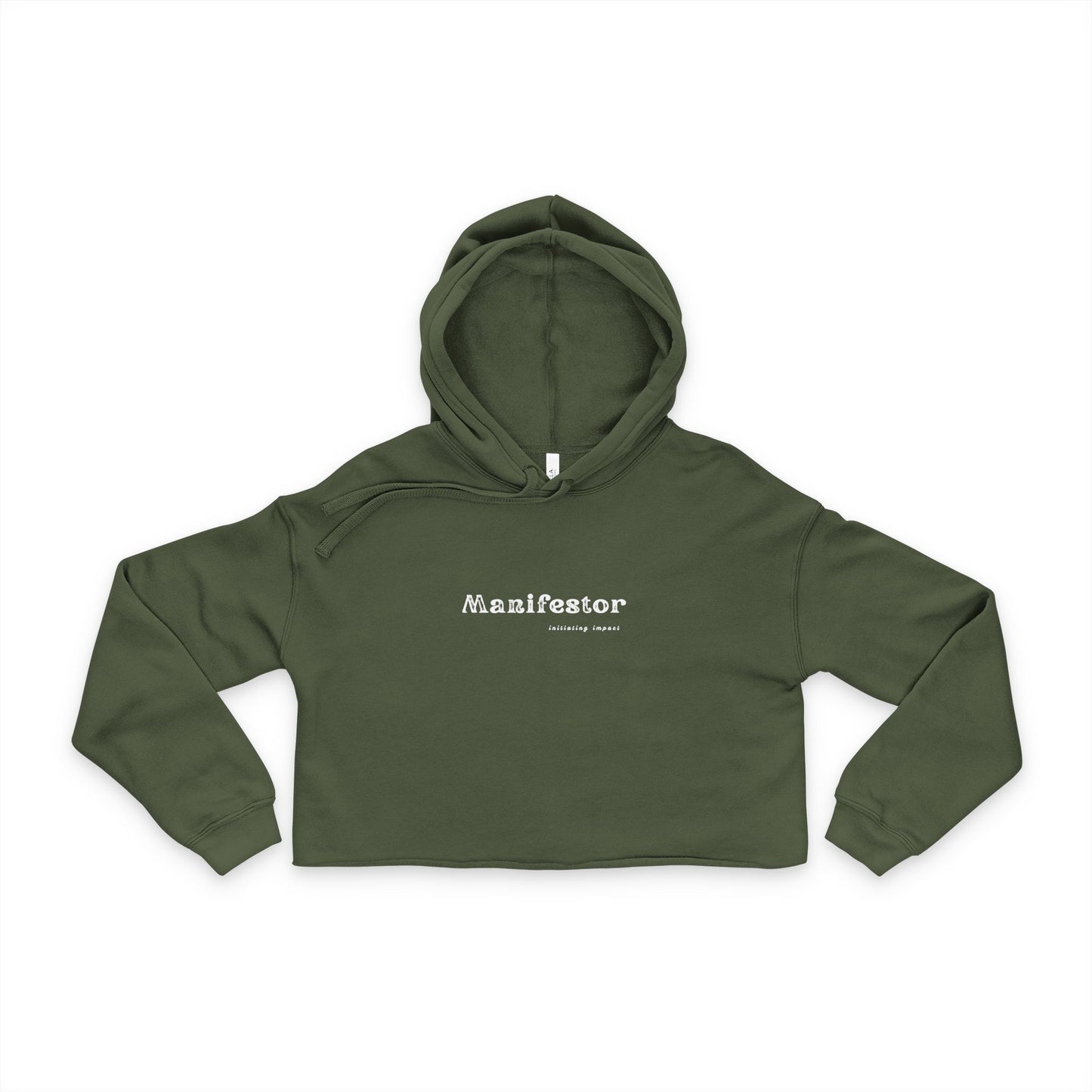 Cropped Hoodie - Human Design Manifestor Initiating Impact