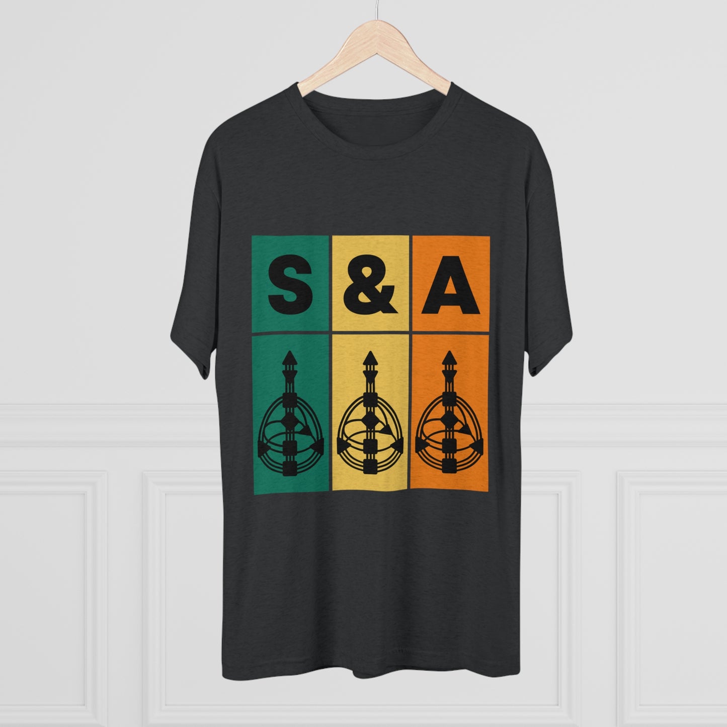 Color Block Strategy and Authority Men's Tee