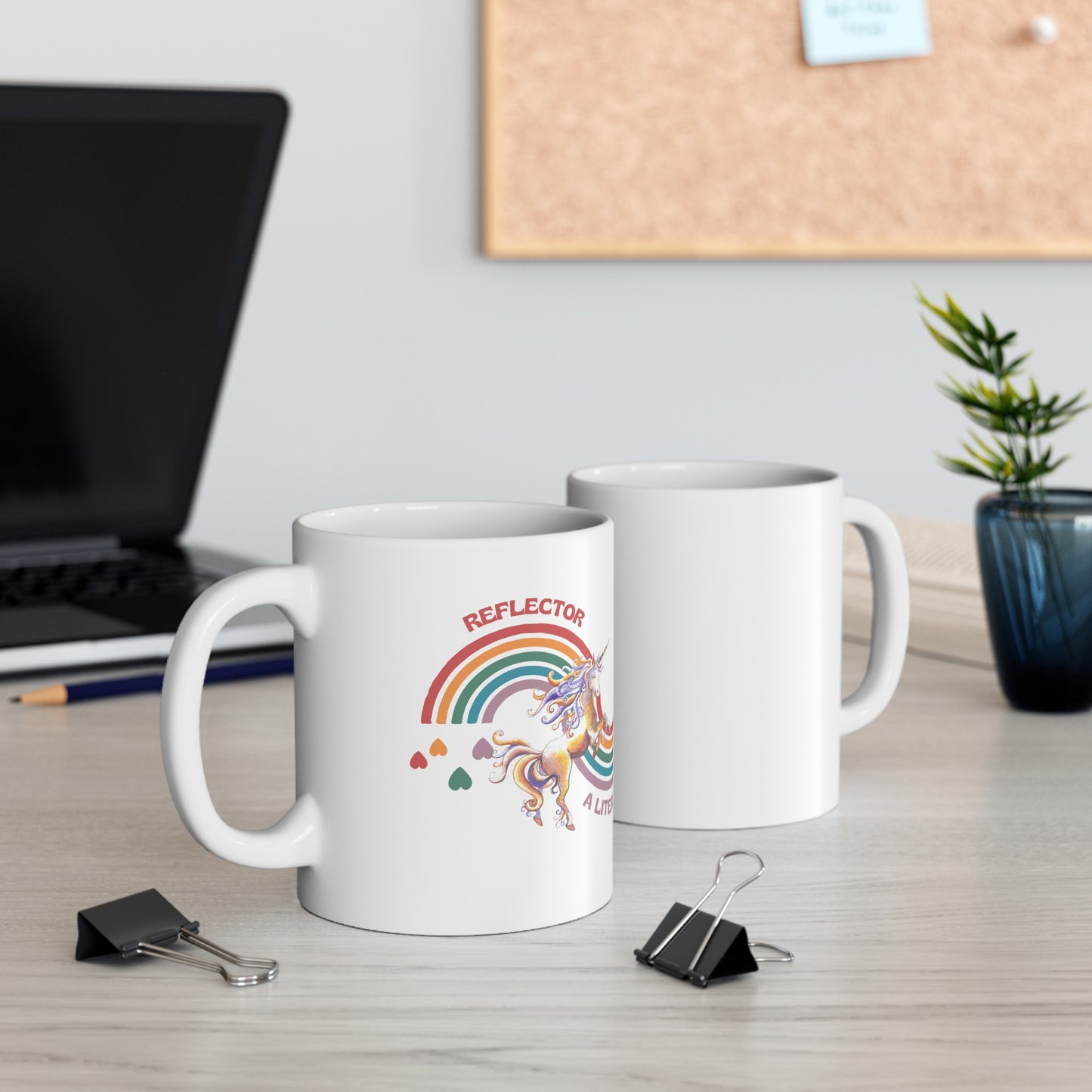 Unicorn Reflector 11 Oz Coffee Mug