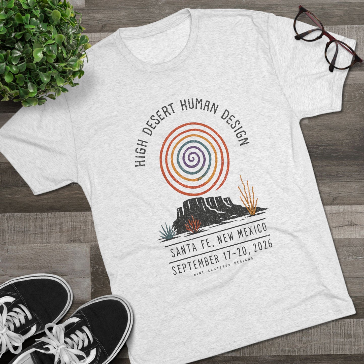 High Desert Human Design Santa Fe 2026 Commemorative Tee