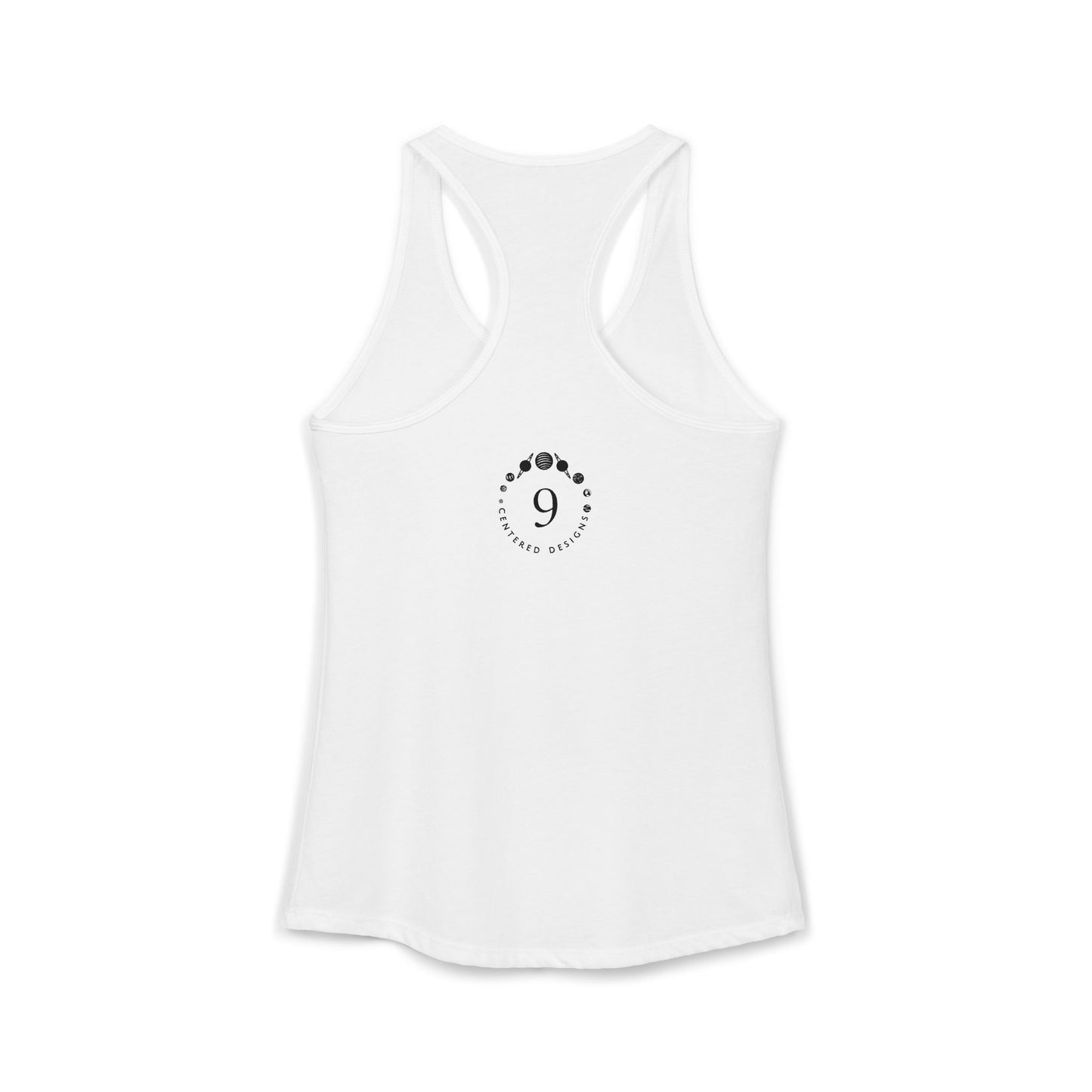 Projector in the Wild Women’s Racerback Tank — Waiting, Seeing, Being