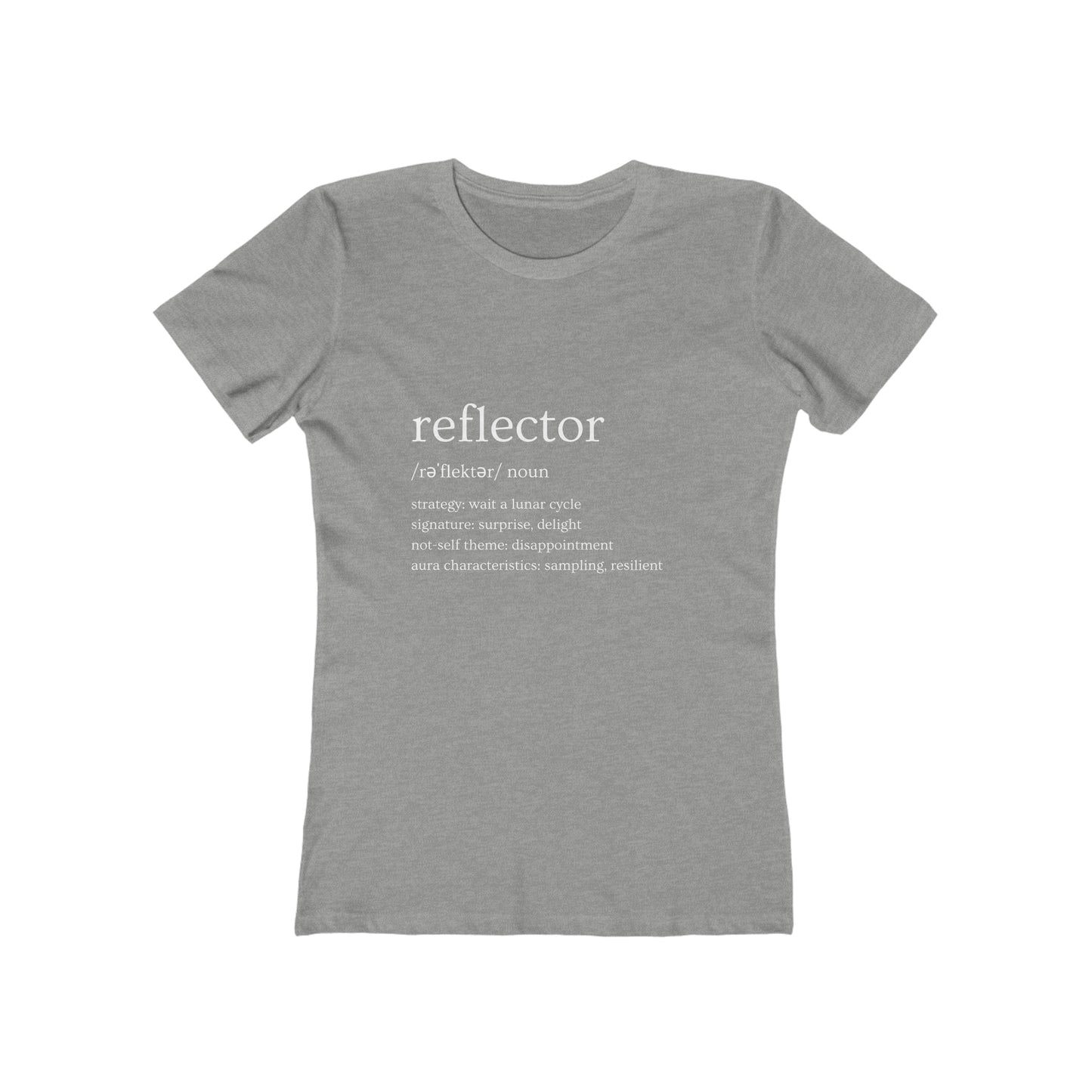 Reflector Defined Women's Boyfriend Tee