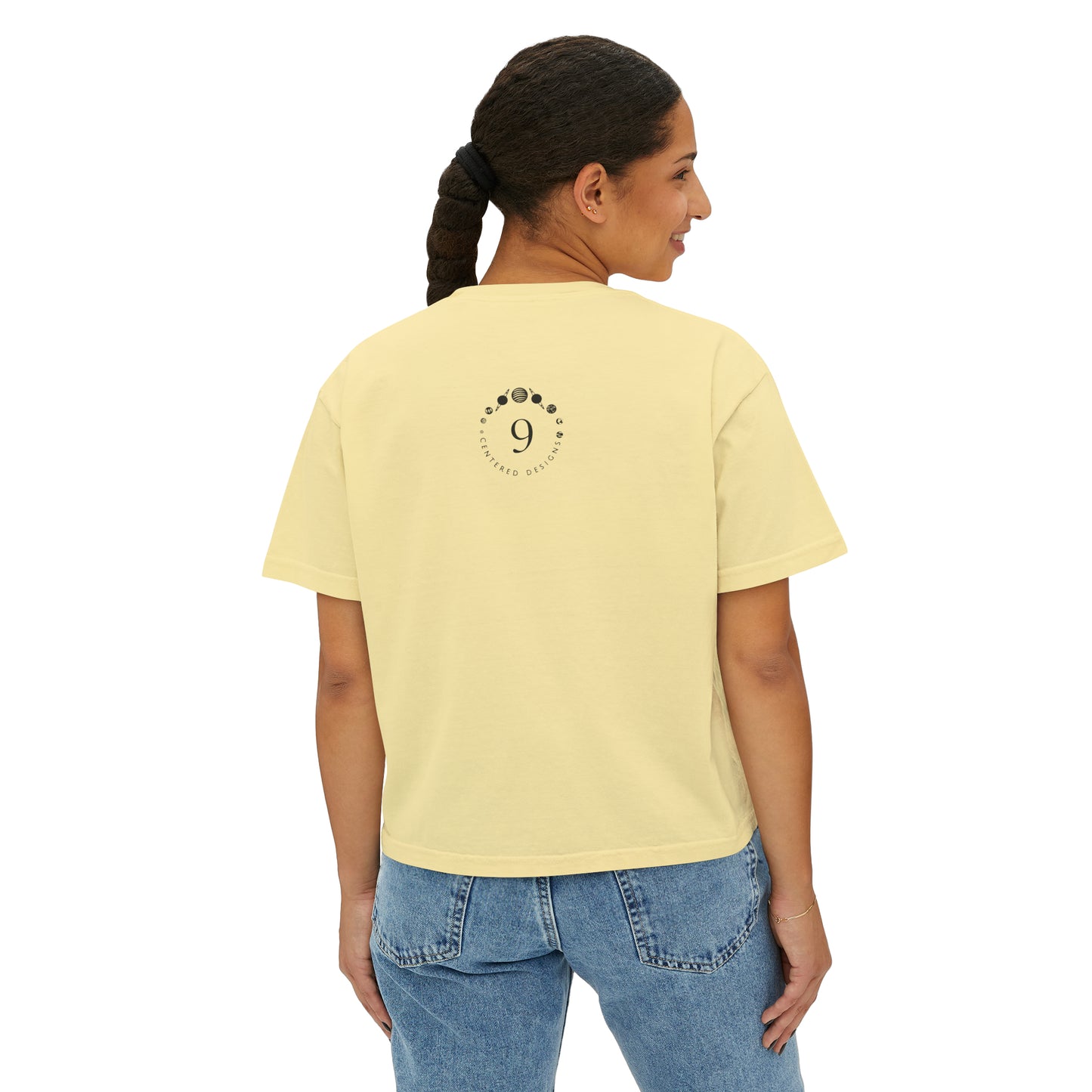 1781 9 Centered Beings In Transitus Women's Boxy Tee