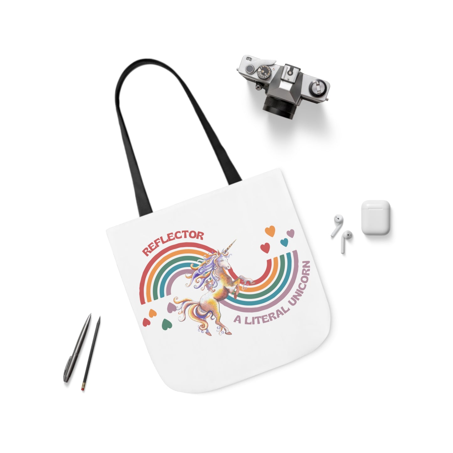 Reflector Unicorn Canvas Tote Bag