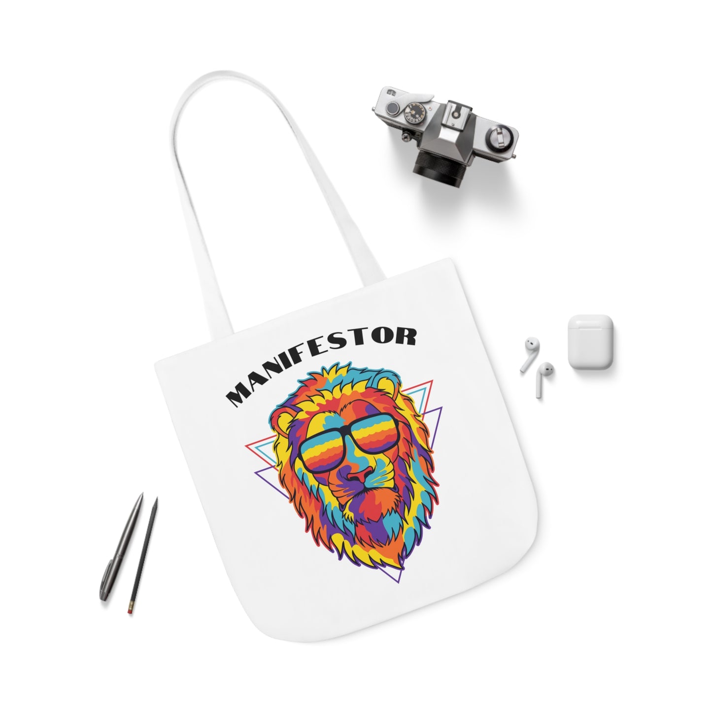 Manifestor Lion Head Canvas Tote Bag