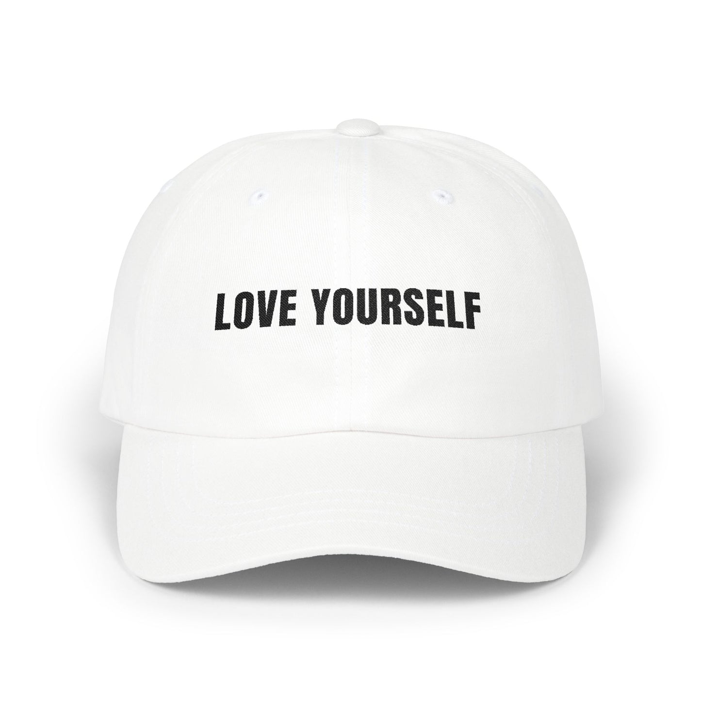 Embroidered Love Yourself Dad Cap