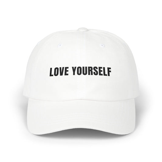 Embroidered Love Yourself Dad Cap