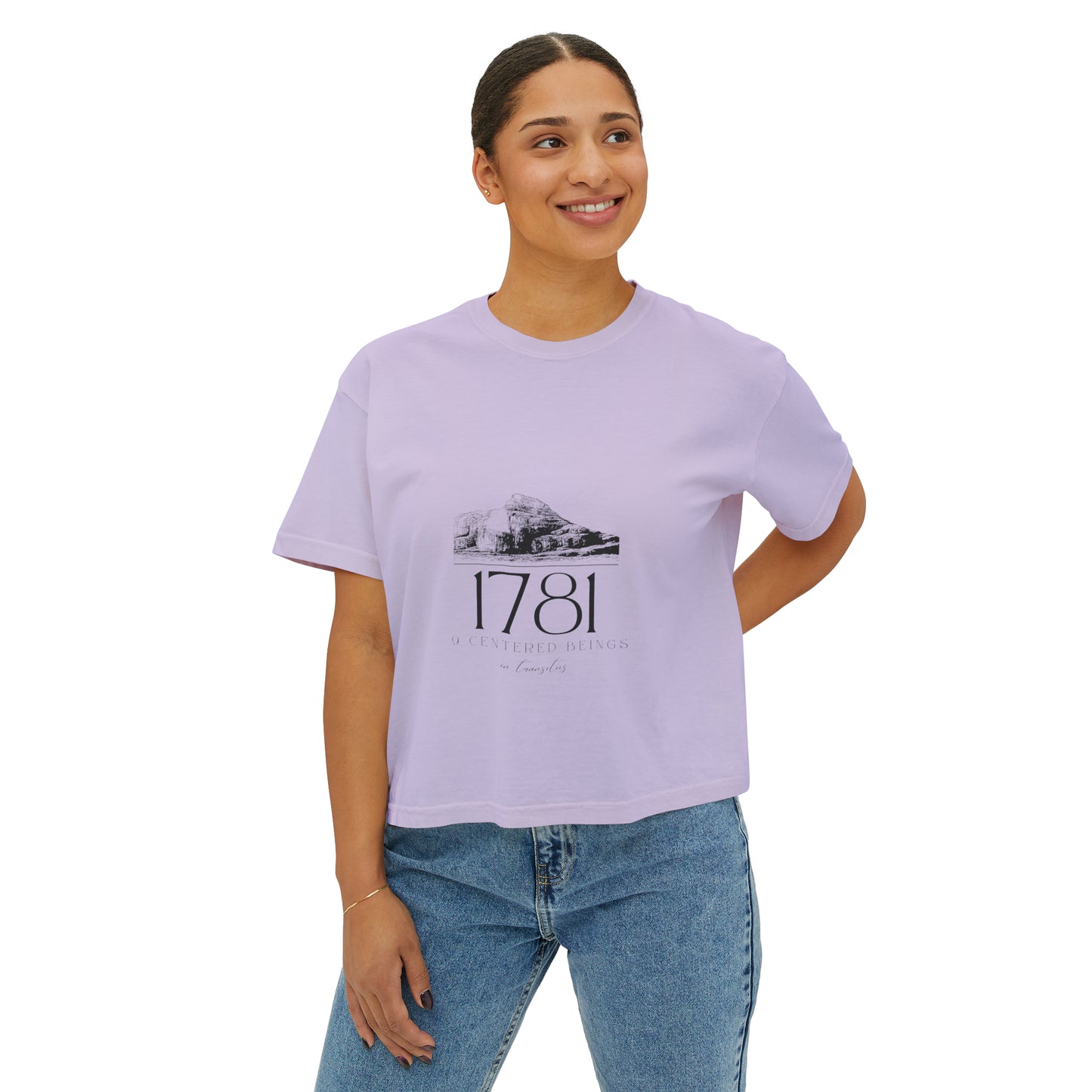 1781 9 Centered Beings In Transitus Women's Boxy Tee