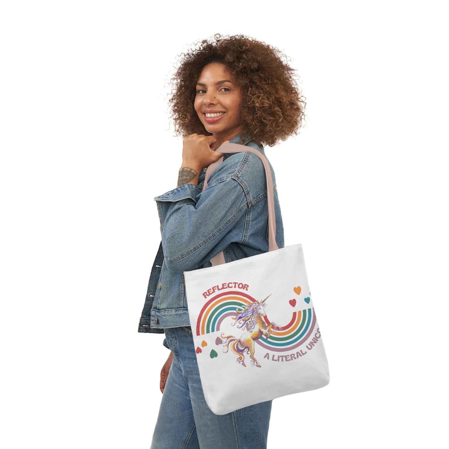 Reflector Unicorn Canvas Tote Bag