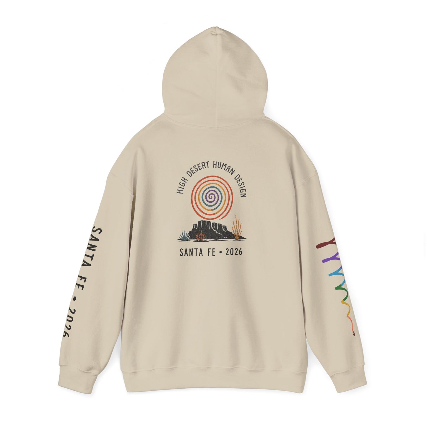 High Desert Human Design — Santa Fe 2026 Commemorative Hoodie