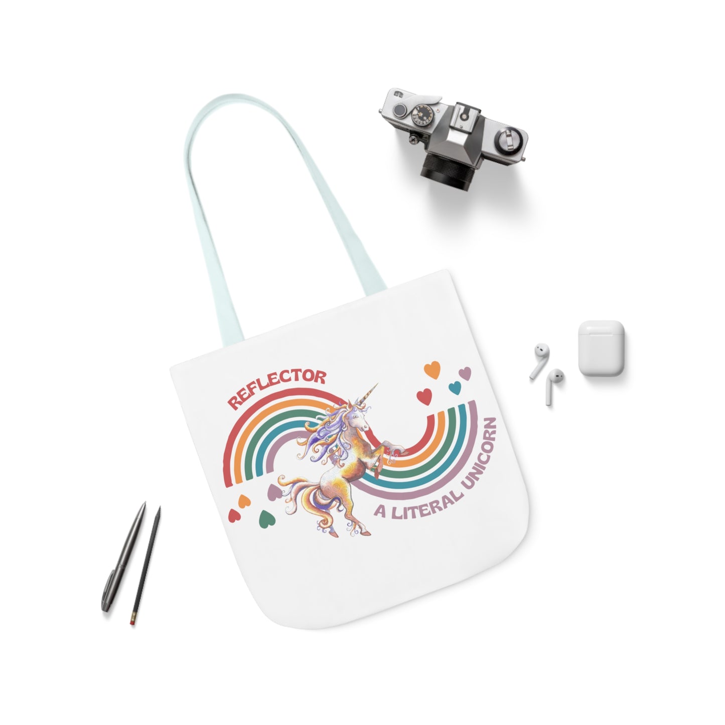 Reflector Unicorn Canvas Tote Bag