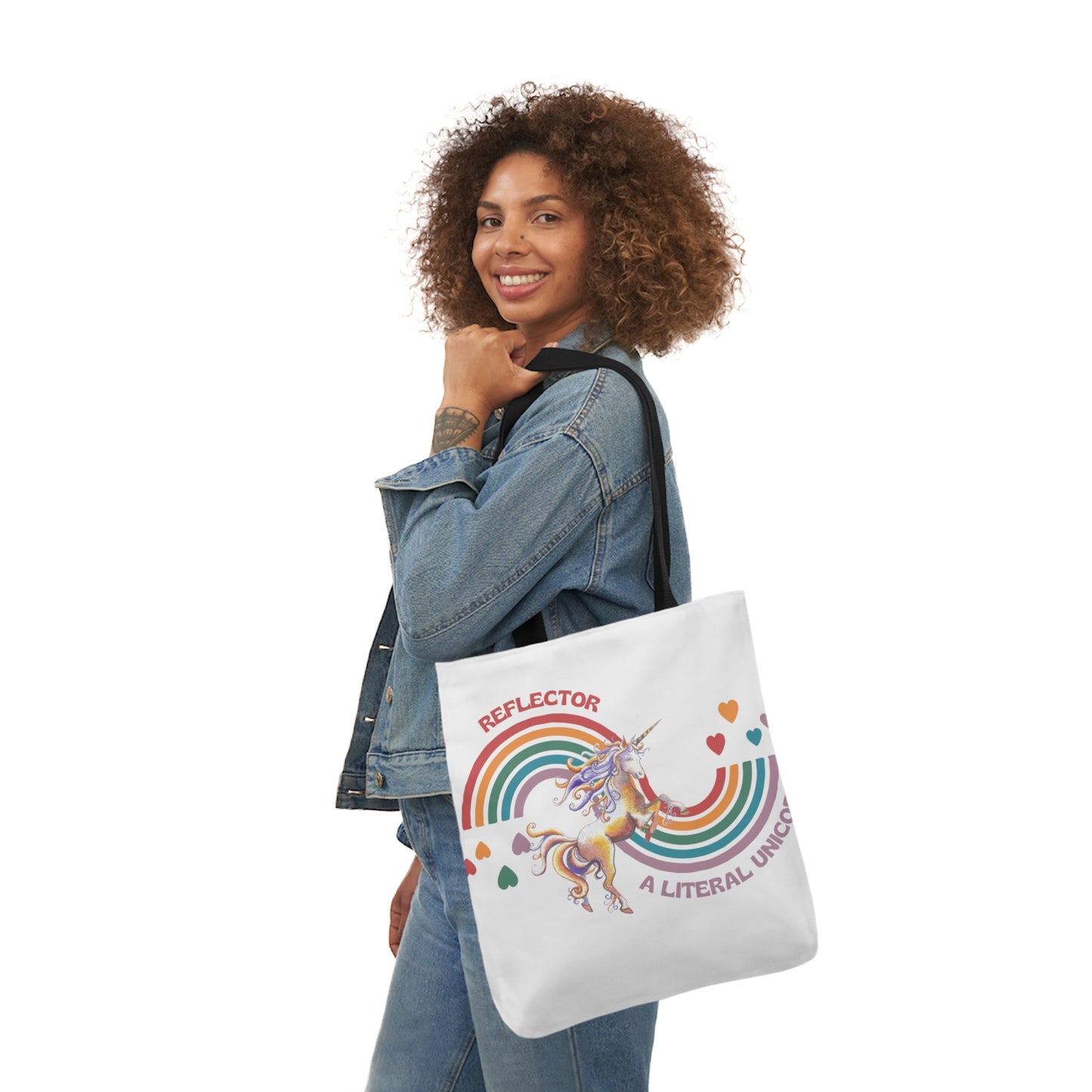 Reflector Unicorn Canvas Tote Bag