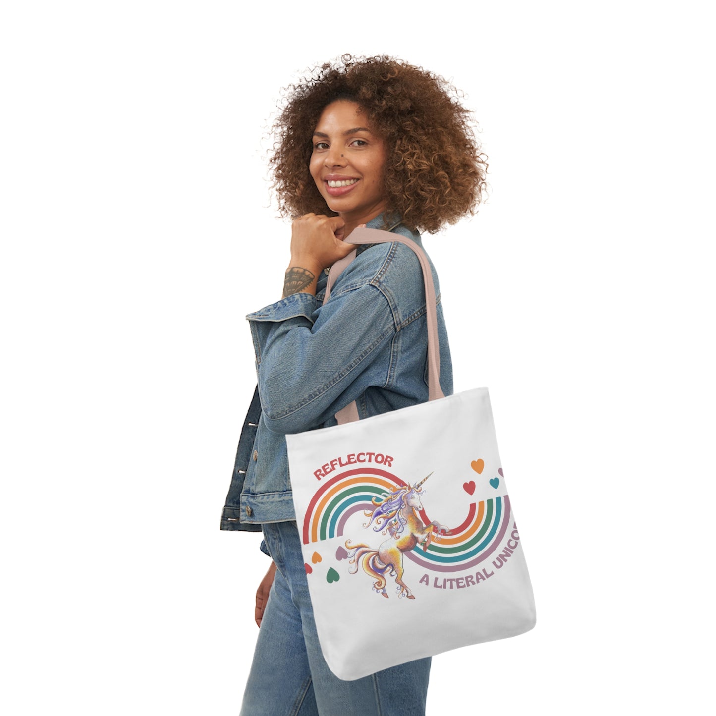 Reflector Unicorn Canvas Tote Bag