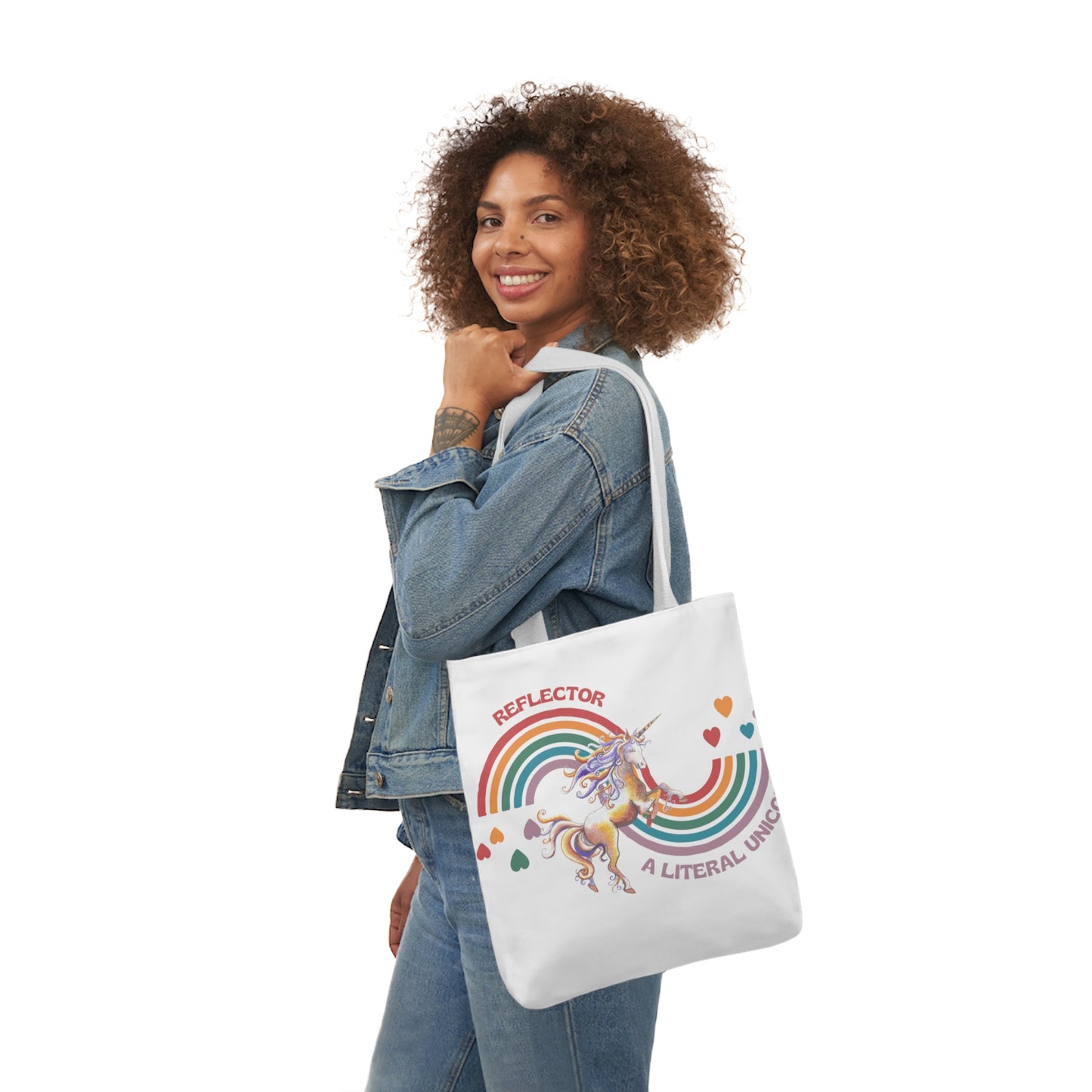 Reflector Unicorn Canvas Tote Bag