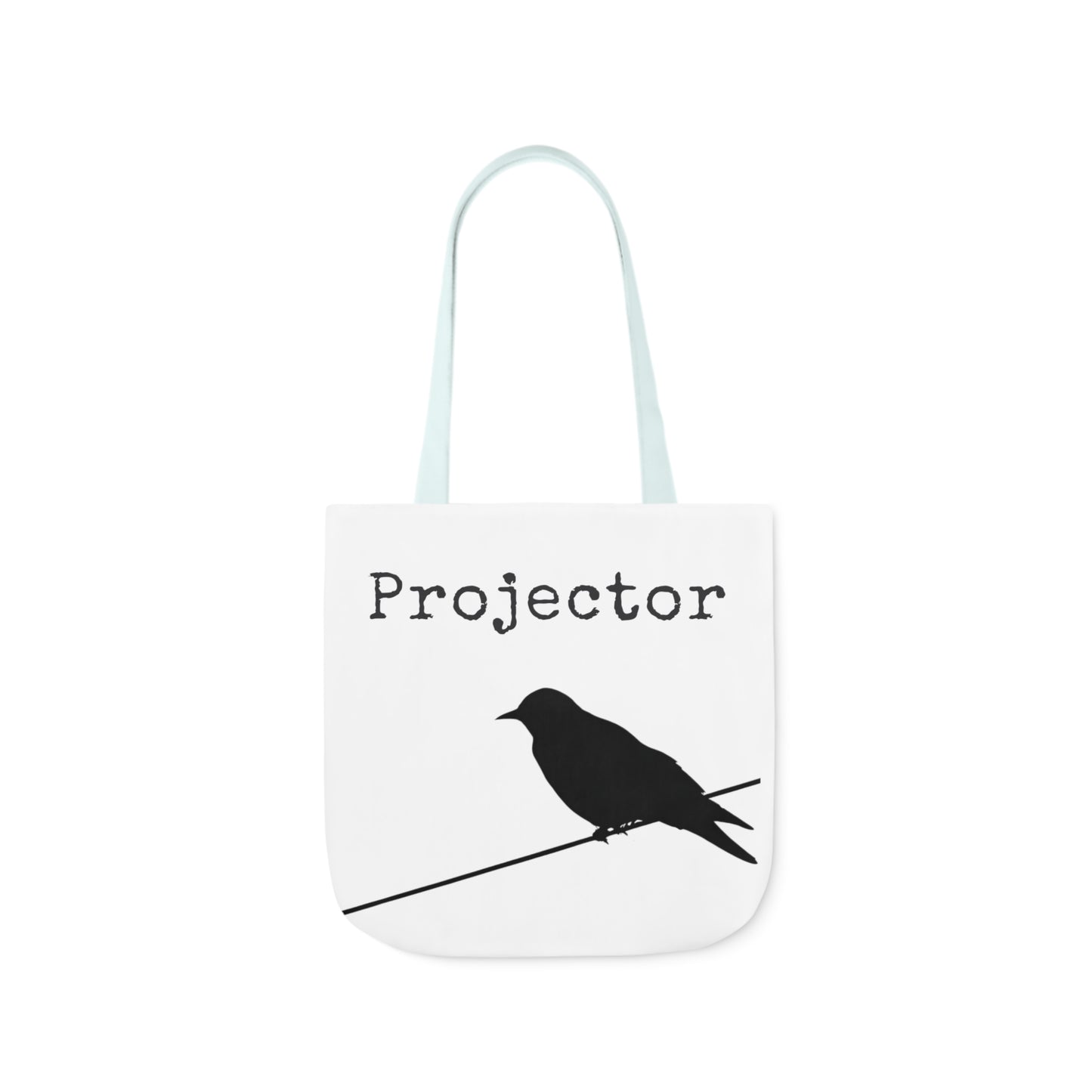 Projector Bird On Wire Canvas Tote Bag