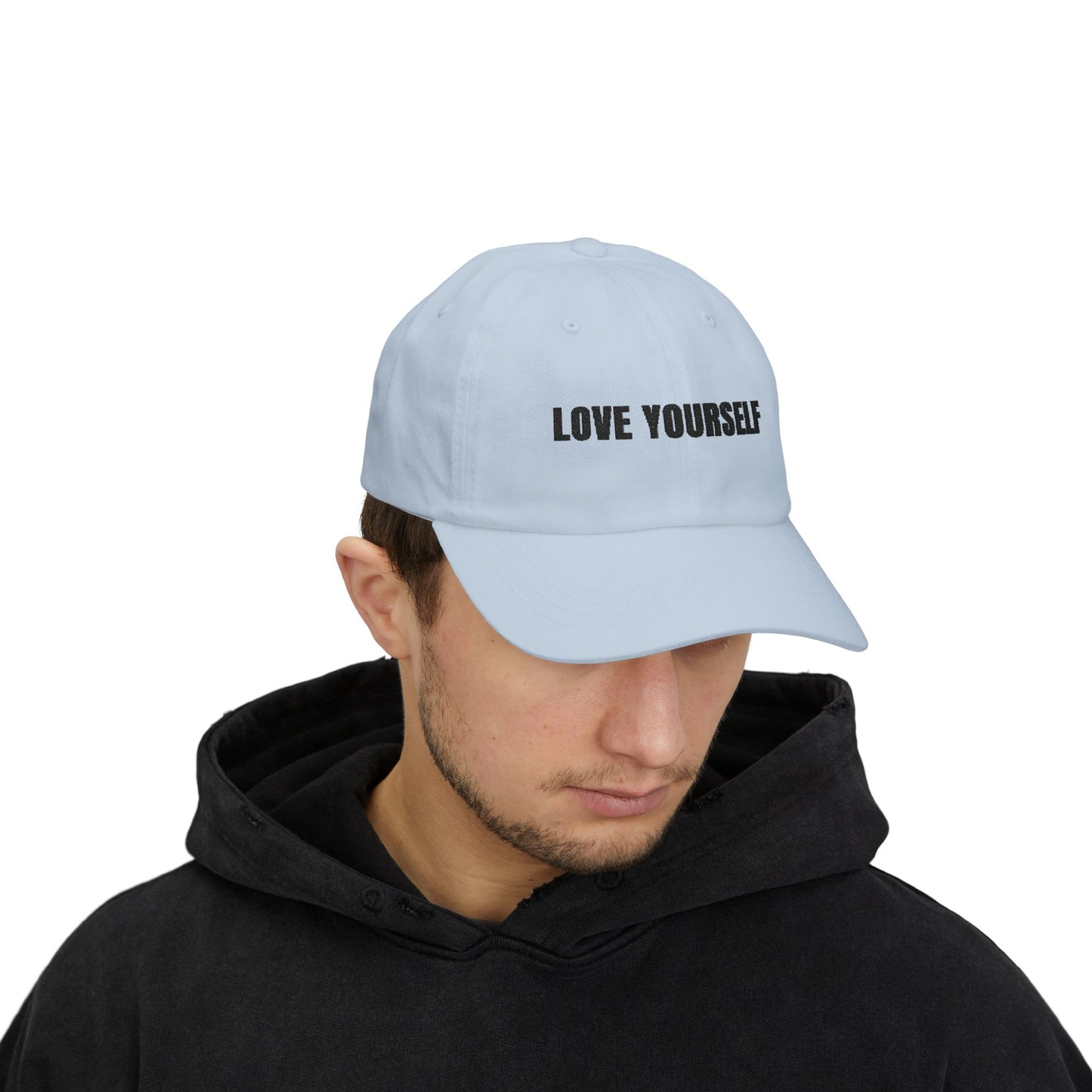 Embroidered Love Yourself Dad Cap