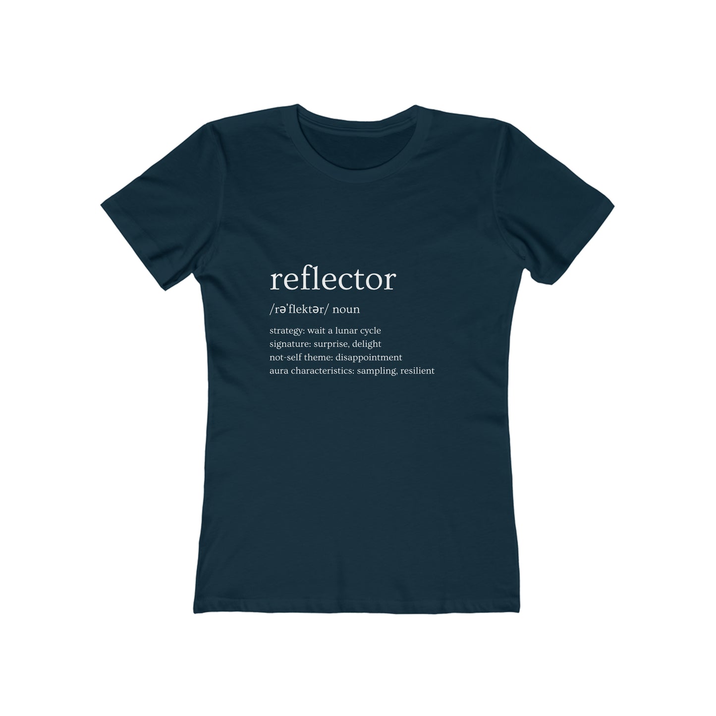 Reflector Defined Women's Boyfriend Tee