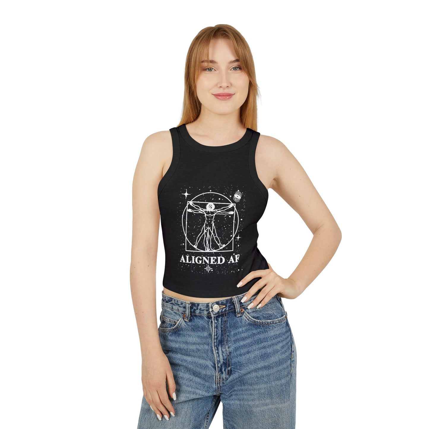 Aligned AF Micro Rib Racer Tank Top