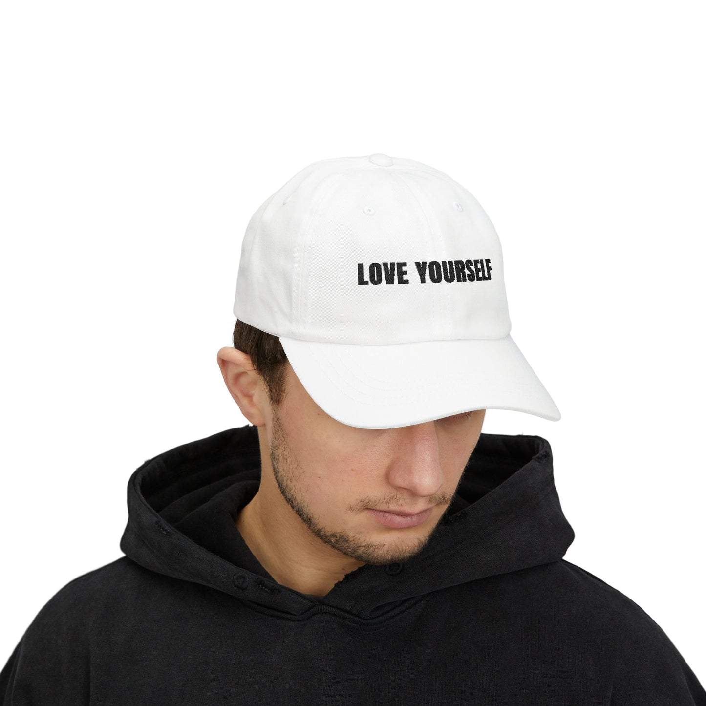 Embroidered Love Yourself Dad Cap