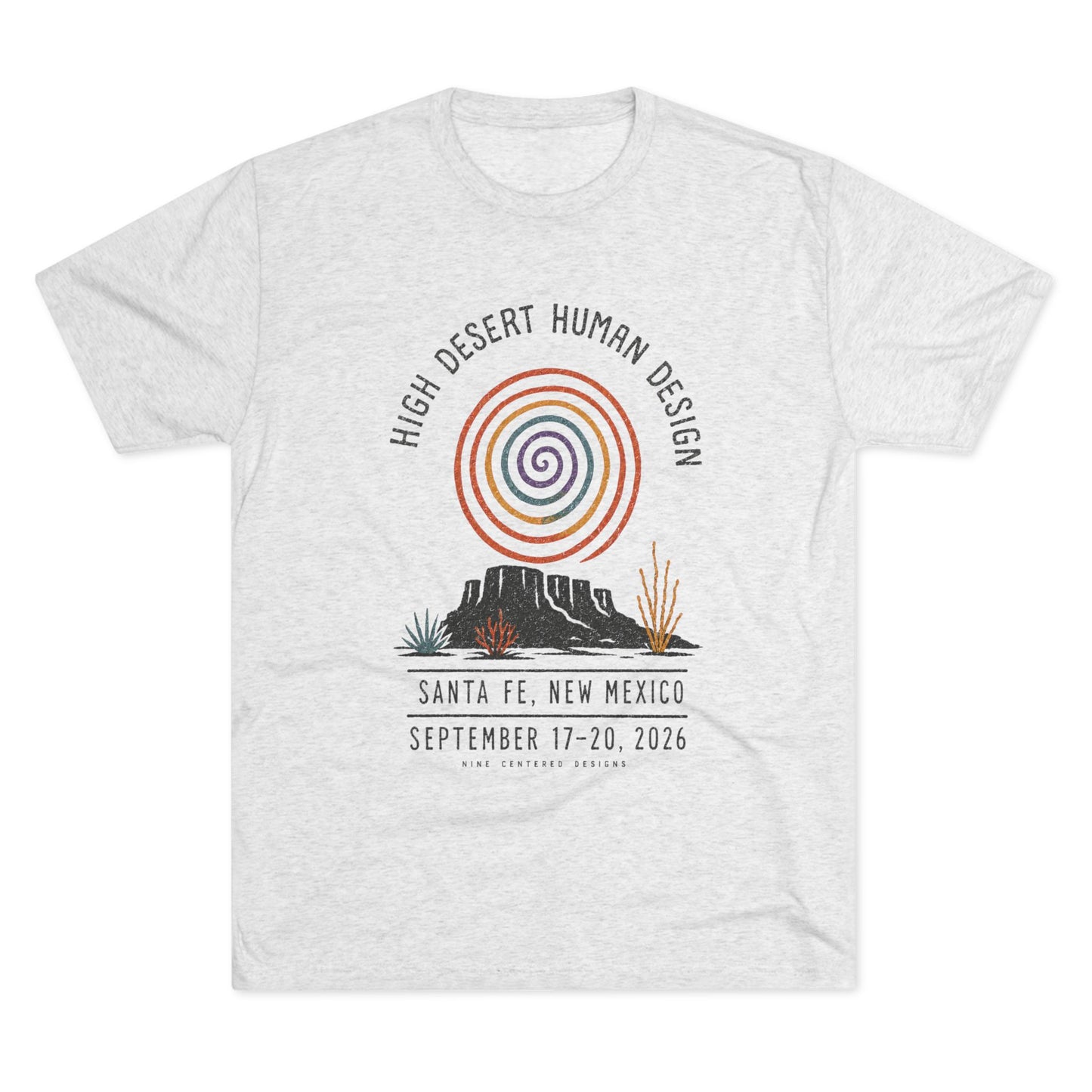 High Desert Human Design Santa Fe 2026 Commemorative Tee