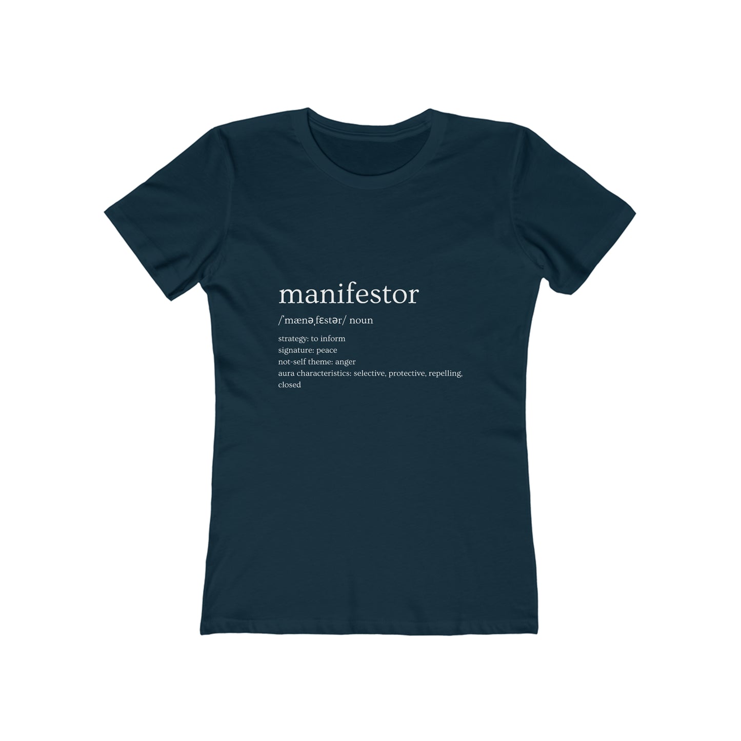 Manifestor Defined Women's Boyfriend Tee