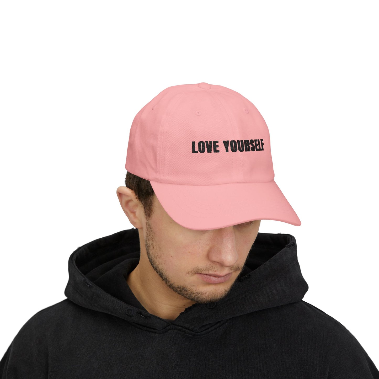 Embroidered Love Yourself Dad Cap