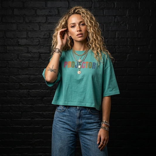 Projector Crop Tee - Spectrum Collection