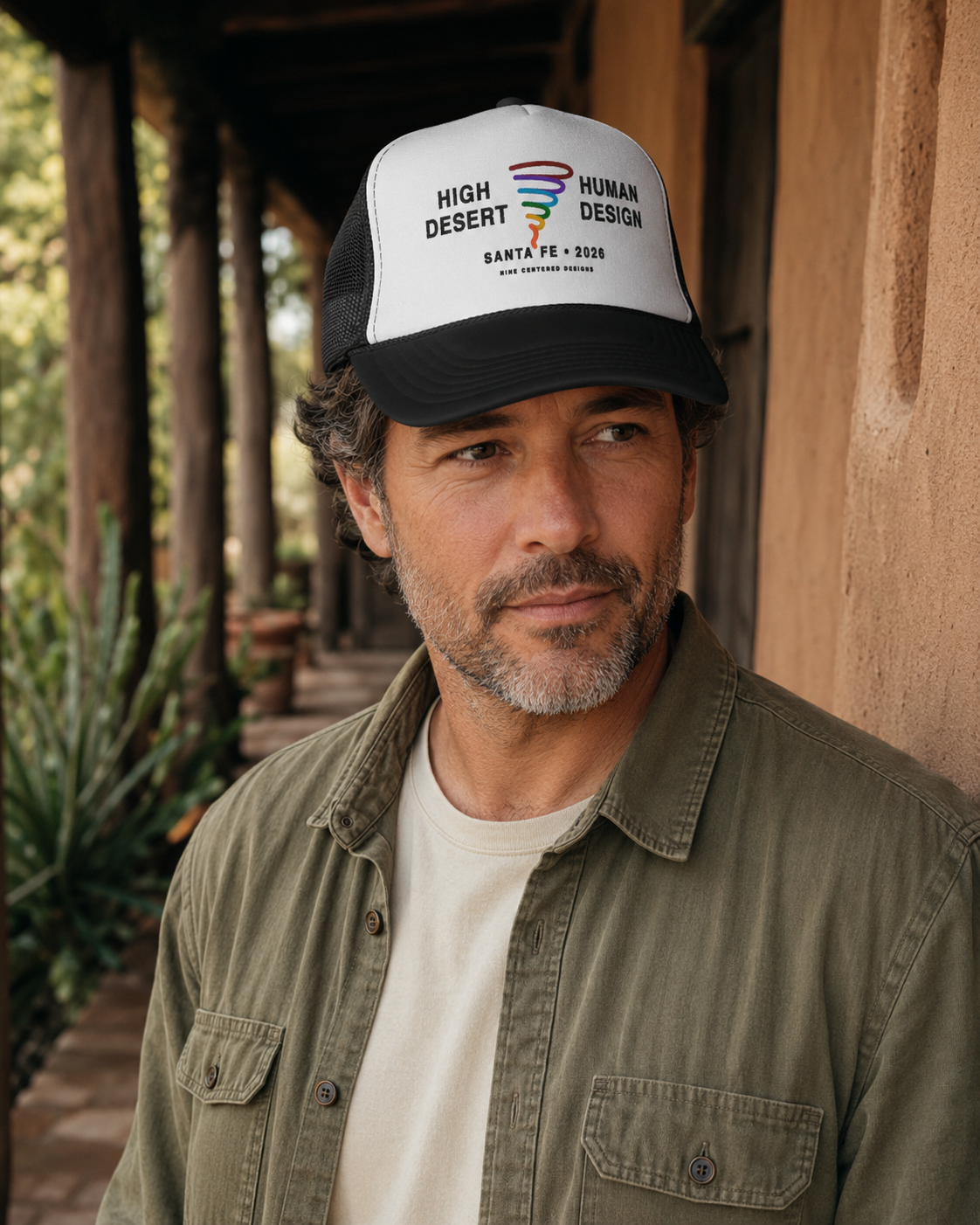 High Desert Human Design Trucker Hat — Santa Fe 2026