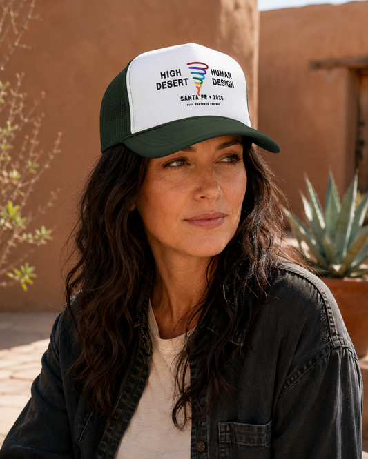 High Desert Human Design Trucker Hat — Santa Fe 2026