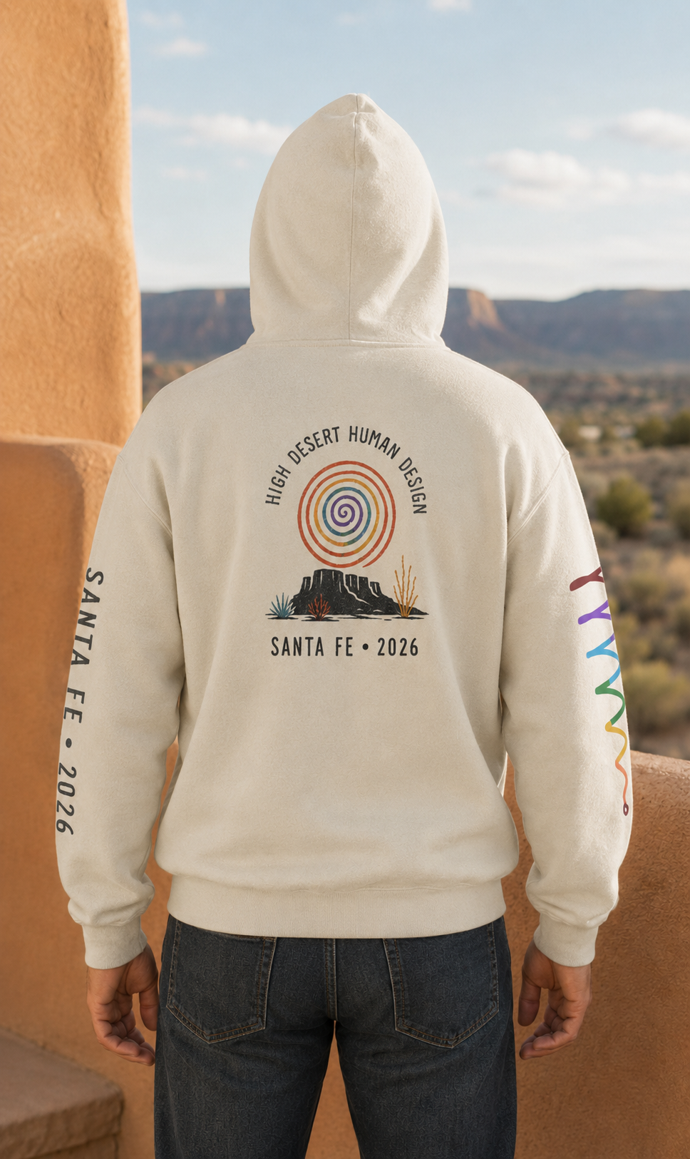High Desert Human Design — Santa Fe 2026 Commemorative Hoodie