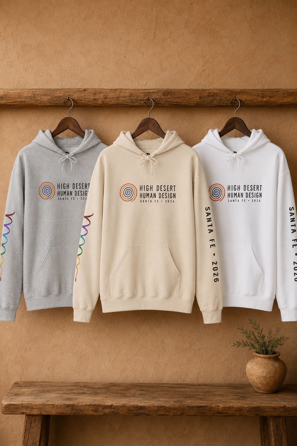 High Desert Human Design — Santa Fe 2026 Commemorative Hoodie