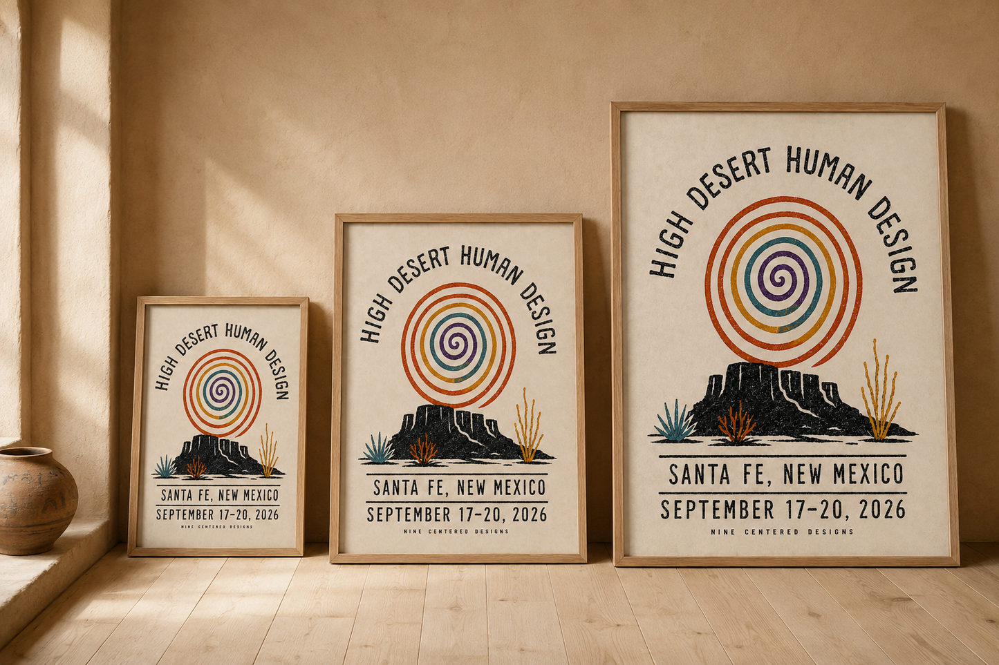 High Desert Human Design — Santa Fe 2026 Commemorative Art Print