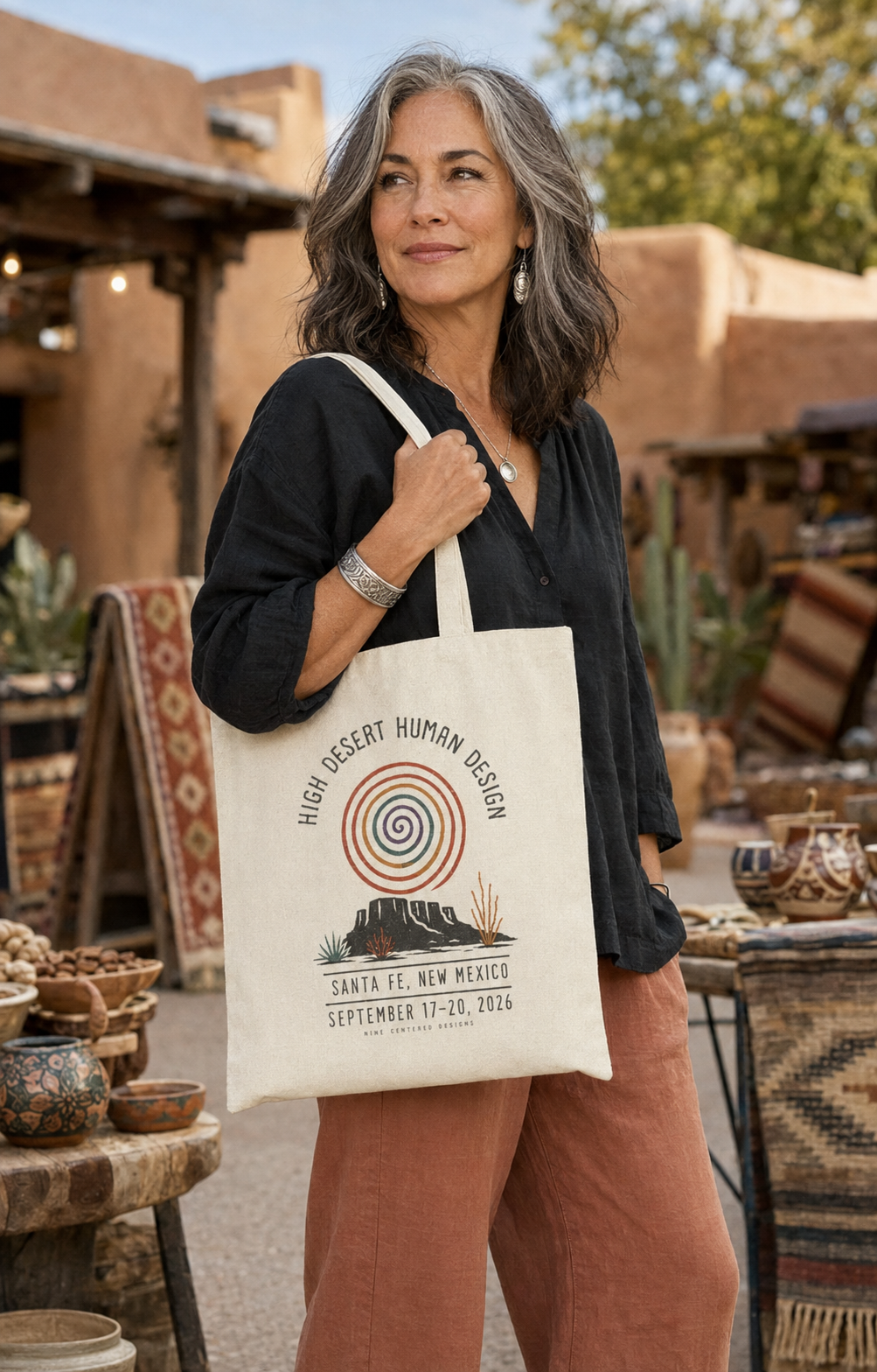 High Desert Human Design Santa Fe 2026 Commemorative Tote