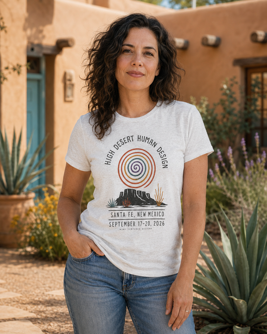 High Desert Human Design Santa Fe 2026 Commemorative Tee