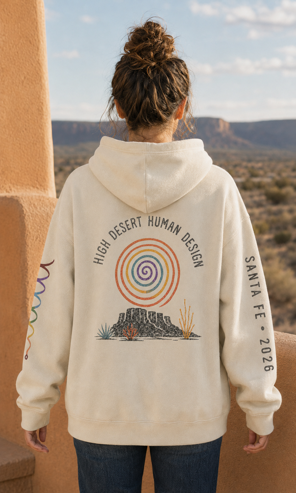 High Desert Human Design — Santa Fe 2026 Commemorative Hoodie